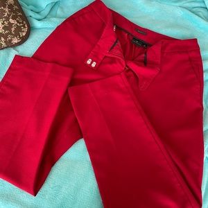 Red pants, modern fit, Worthington, size 6